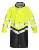 6403 RAINJACKET HV YELL/BLACK - Suomen Brodeeraus
