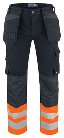 6530 PANTS HV CL.1 Orange/blck - Suomen Brodeeraus