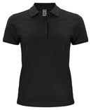 Classic OC Polo Ladies Black - Suomen Brodeeraus