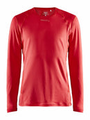 Craft ADV Essence LS Tee M Bright red - Suomen Brodeeraus