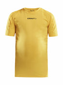 Craft Pro Control Compression Tee JR Yellow - Suomen Brodeeraus