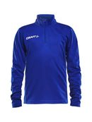 Craft Progress Halfzip LS tee JR Club cobolt - Suomen Brodeeraus