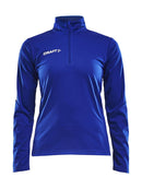 Craft Progress Halfzip LS tee women Club cobolt - Suomen Brodeeraus