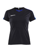 Craft Progress Jersey contrast wmn Black/cl cob - Suomen Brodeeraus