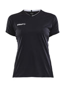 Craft Progress Practise Tee women Black/white - Suomen Brodeeraus