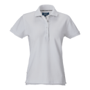 Marion solid Polo w White - Suomen Brodeeraus