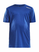 Rush SS Tee Jr Cobolt - Suomen Brodeeraus