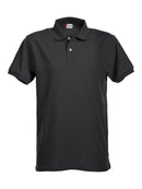 Stretch Premium polo Black - Suomen Brodeeraus