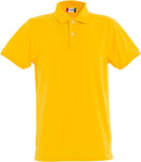 Stretch Premium polo Yellow - Suomen Brodeeraus