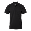 Weston solid Polo Black - Suomen Brodeeraus