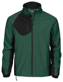 2422 Softshell jacket Forest green - Suomen Brodeeraus