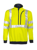 6102 SWEATSHIRT HV CL 3 YELLOW - Suomen Brodeeraus