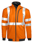 6103 SWEATSHIRT HV CL 3 ORANGE/BLCK - Suomen Brodeeraus