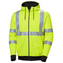 ADDVIS ZIP HOODIE HV YELLOW - Suomen Brodeeraus