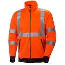 ADDVIS ZIP SWEATERSHIRT HV ORANGE - Suomen Brodeeraus