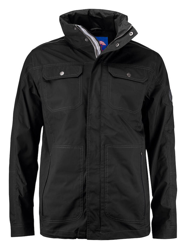 CB Clearwater rain jacket Black - Suomen Brodeeraus