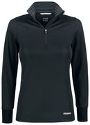 CB Traverse Half Zip Ladies Black - Suomen Brodeeraus