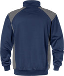 Collegepusero 7048 SHV Navy/Grey - Suomen Brodeeraus
