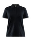 Craft Core Blend Polo Shirt W Black - Suomen Brodeeraus