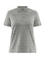 Craft Core Blend Polo Shirt W Grey mel - Suomen Brodeeraus