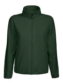 DAD WARREN FULL ZIP LADY POLARFLEEC Dark Green - Suomen Brodeeraus