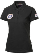 EATON LADY BRANDED PIKÉ MUSTA - Suomen Brodeeraus