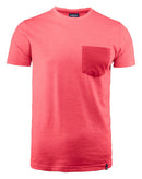 HARVEST PORTWILLOW TEE RED MELANGE - Suomen Brodeeraus