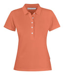 HARVEST SUNSET STRETCH POLO LADY ORANGE VINTA - Suomen Brodeeraus