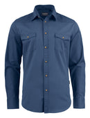 HARVEST TREEMORE SHIRT FADED BLUE - Suomen Brodeeraus