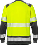 High vis pitkähihainen t-paita lk 2 7457 THV Hi-Vis Yellow/Black - Suomen Brodeeraus