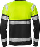 High vis pitkähihainen t-paita lk 2 7519 THV Hi-Vis Yellow/Black - Suomen Brodeeraus