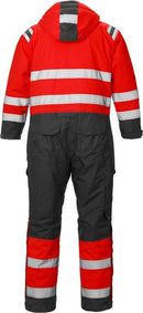High vis talviumpisuoja LK 3, 8015 GTT Hi-Vis Red/Black - Suomen Brodeeraus