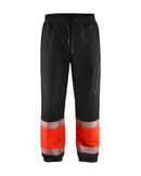 Highvis collegehousut Musta/Huomio punainen - Suomen Brodeeraus