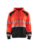 Highvis huppari Huomio punainen/Musta - Suomen Brodeeraus