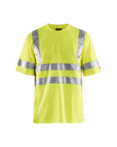 Highvis t-paita Huomio keltainen - Suomen Brodeeraus
