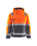 Highvis talvitakki Huomio oranssi/Grafiitinharmaa - Suomen Brodeeraus