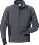 Microfleece takki 4003 MFL Grey/Black - Suomen Brodeeraus
