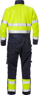 Palosuojattu High vis talviumpisuoja lk 3 8088 FLAM Hi-Vis Yellow/Navy - Suomen Brodeeraus