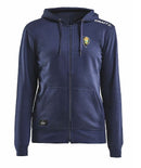 PetPet Craft COMMUNITY FZ HOODIE Women Navy - Suomen Brodeeraus