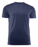 PRINTER RUN ACTIVE T-SHIRT NAVY - Suomen Brodeeraus