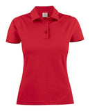 Printer Surf Lady polo pique red - Suomen Brodeeraus
