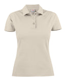 Printer Surf Lady polo pique sand - Suomen Brodeeraus