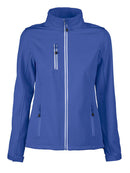 PRINTER VERT LADY SOFTSHELL JACKET Blue - Suomen Brodeeraus