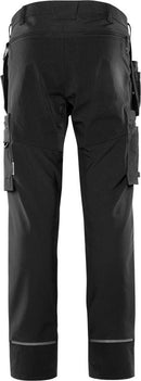 Rakentajan stretch housut 2596 LWS Black - Suomen Brodeeraus