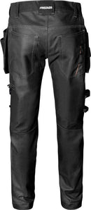 Rakentajan stretch housut 2604 FASG Black - Suomen Brodeeraus