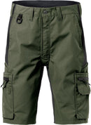 Service stretch shortsit 2702 PLW Army Green/Black - Suomen Brodeeraus