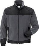 Tuulenpitävä fleece 4411 FLE Grey/Black - Suomen Brodeeraus