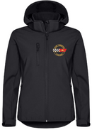 CORVETTE Classic Softshell Hoody Lady Black