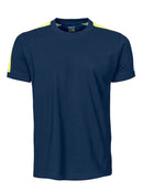 2019 T-SHIRT S.S Navy/Yellow - Suomen Brodeeraus