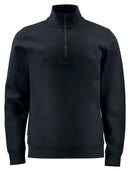 2128 SWEATSHIRT 1/2 ZIP Black - Suomen Brodeeraus